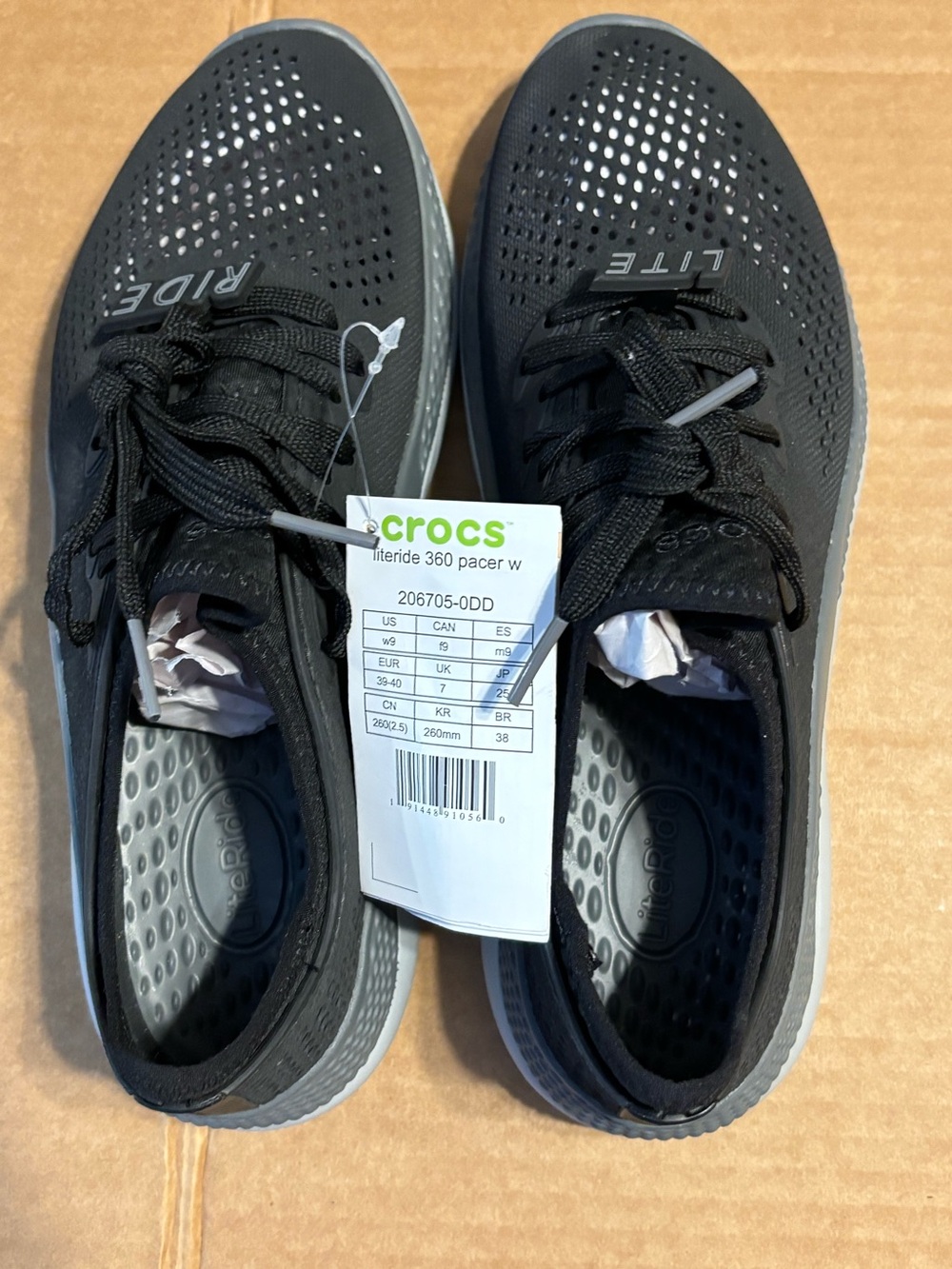 Crocs Women's Size 9 LiteRide 360 Pacer Sneakers NWT - Picture 2 of 8